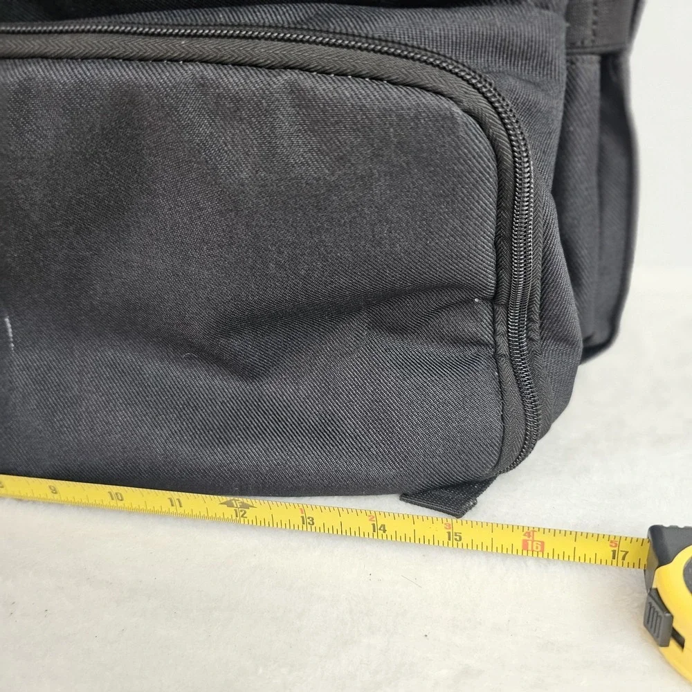 Matein Lunch Backpack with Insulated Cooler Compartment Black Laptop Bag USB